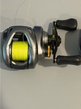 Shimano Curado DC Baitcasting Reel in Silver and Black - Right Handed
